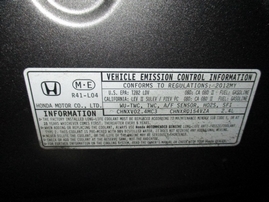 2012 HONDA ACCORD LX GRAY 2.4L AT A15296